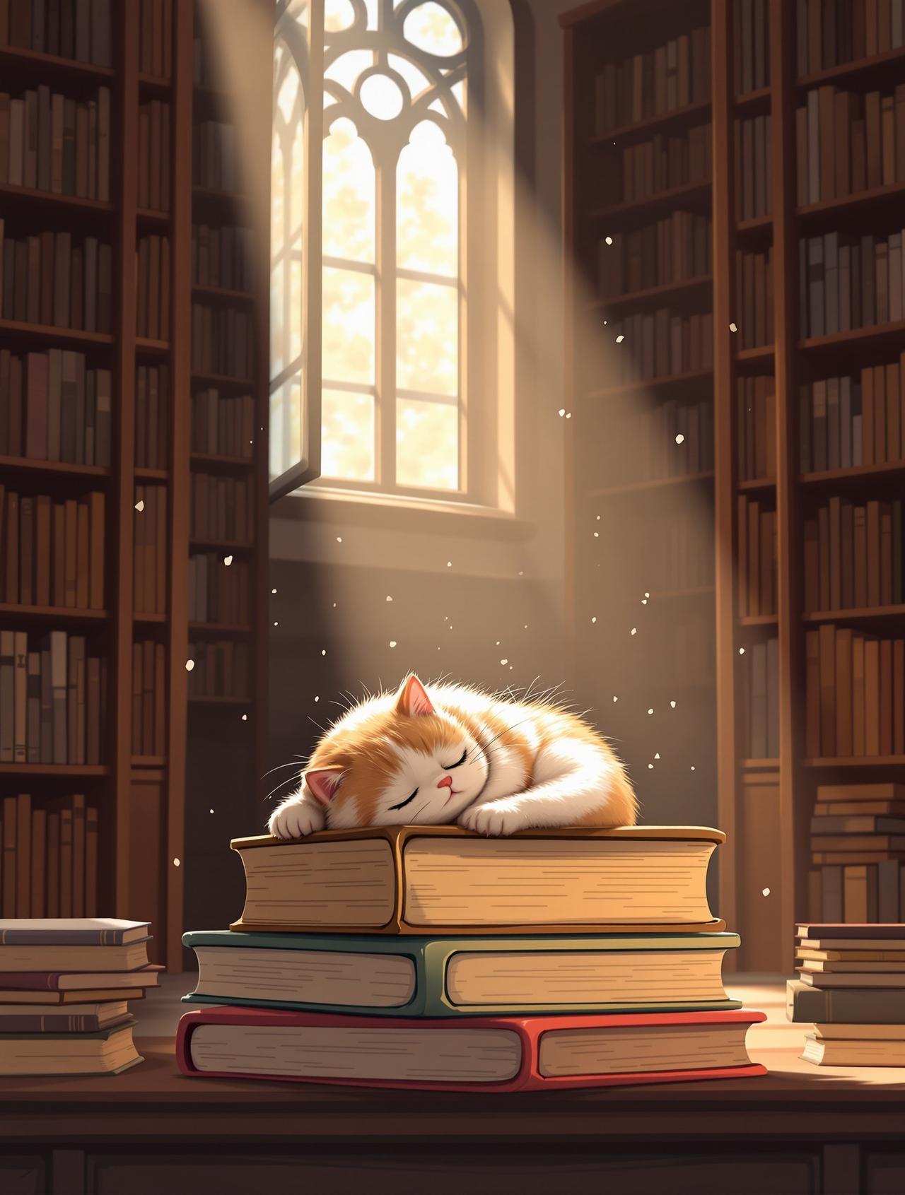 漫剧屋官网 - 图书馆的猫 - 温情日常治愈动漫短剧