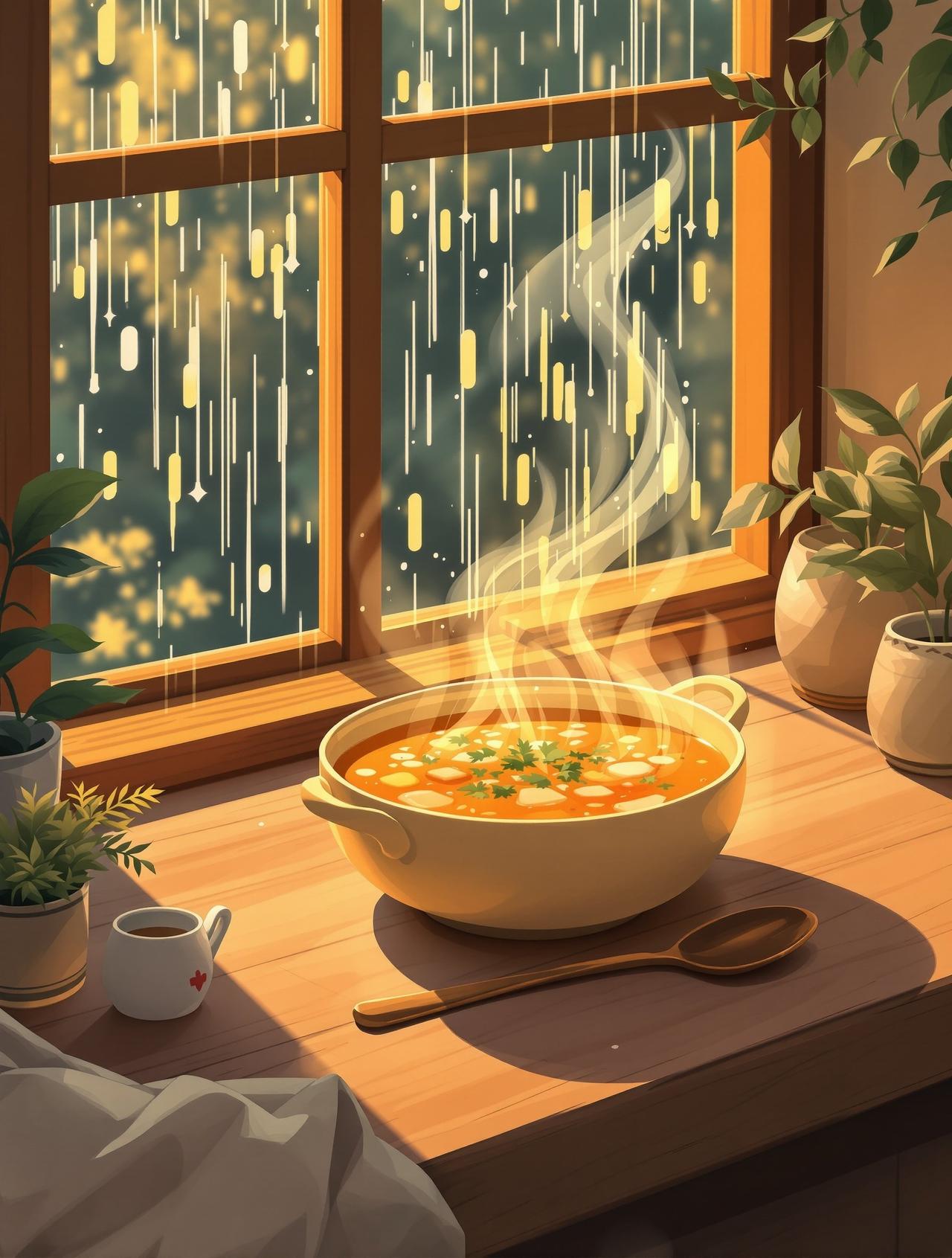漫剧屋官网 - 雨天一碗汤 - 深夜疗愈治愈动漫短剧